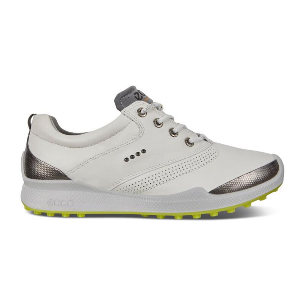 Womens Golf Shoes - ECCO Biom Golf Hybrid - White - 4097RSUXF